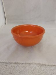Vintage Orange Glazed Bowl
