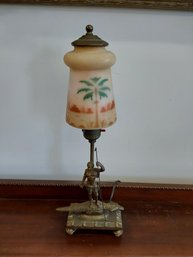 Antique French CVV Vianne Lamp