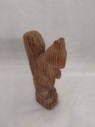 Carved Wood Squirrel