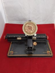 Antique MR Dial Typewriter