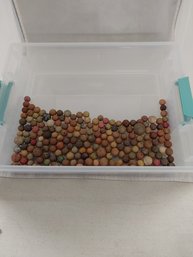 Lot Of 200 Clay Marbles