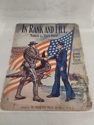 In Rank And File March And Two Step Sheet Music