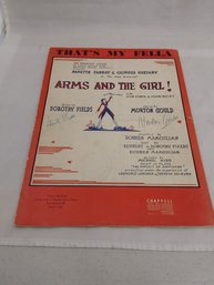 That's My Fella Arms And The Girl Sheet Music
