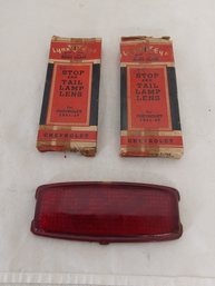 Pair Of Lynx Eye 1941- 47 Chevrolet Tail Lamp Lens