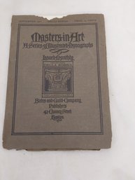 Masters In Art A Series Of Illustrated Monographs Sept 1901