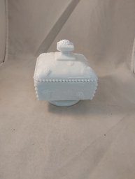 Westmoreland Milk Glass Covered Dish