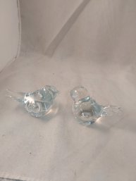 Pair Of Glass Birds