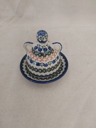 Handmade In Poland Covered Dish