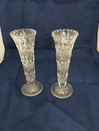 Pair Of Glass Vases