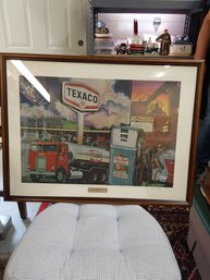 Framed Texaco Period Winner Artwork