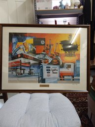 Framed Texaco Period Winner Artwork