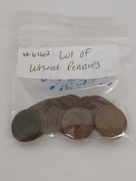 Lot Of Wheat Cent