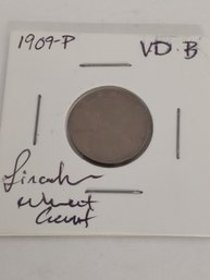 1909P Lincoln Wheat Cent