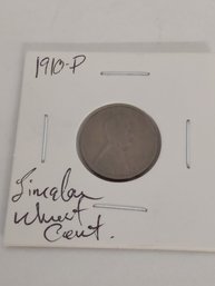 1910 P Lincoln Wheat Cent