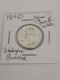 1964 D Washington Quarter