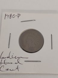 1880 P Indian Head Penny