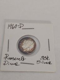 1960 D Roosevelt Dime