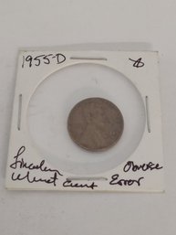 1955 D Lincoln Wheat Cent