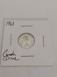 1961 Canadian Dime