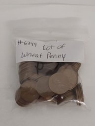 Lot Of Wheat Cent