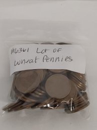 Lot Of Wheat Cent