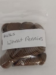 Lot Of Wheat Cent