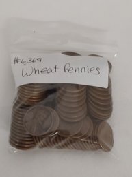 Lot Of Wheat Cent