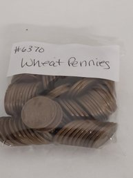 Lot Of Wheat Cent