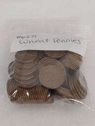 Lot Of Wheat Cent