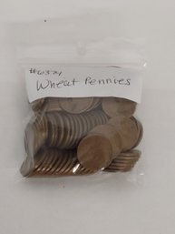 Lot Of Wheat Cent