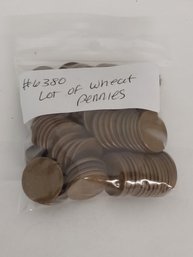 Lot Of Wheat Cent