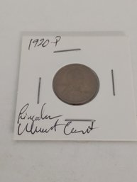 1920P Lincoln Wheat Cent