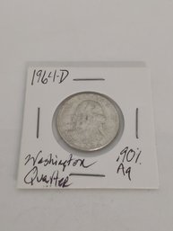 1964 D Washington Quarter