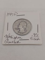 1945P Washington Quarter