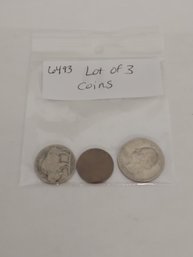 Lot Of 3 Coins