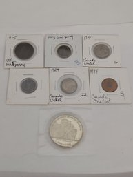 Mixed Lot Of Coins