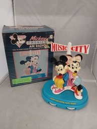 Mickey Tropics AM Radio In Original Box