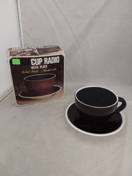 Cup And Saucer Solid State Model 138 Radio