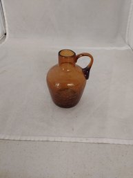 Crackle Glass Jug