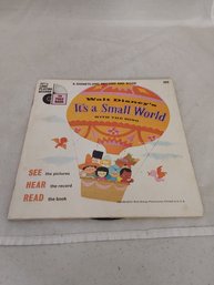 Walt Disney It's A Small World  Read Along Book & Record