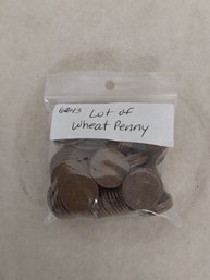 Lot Of Wheat Cent