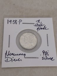 1938P Mercury Dime