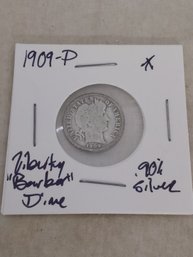 1909P Liberty Barber Dime