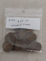 Lot Of Wheat Cent