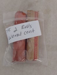 2 Rolls Wheat Pennies