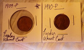 Lot Of 2 Lincoln Wheat Cent