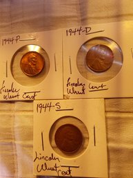 Lot Of 3 Lincoln Wheat Cent