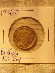 1936P Buffalo Nickel