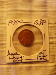 1955 D Lincoln Wheat Cent