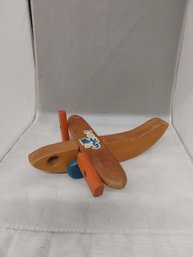 Wooden Airplane Pull Toy